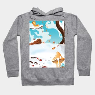 Winter mushrooms Hoodie